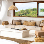 The Raffia Rectangle Cushion Cover - 35 x 100 - Flo & Joe