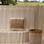 The Raffia Stamp Cushion Cover - Flo & Joe