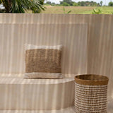 The Raffia Stamp Cushion Cover - Flo & Joe