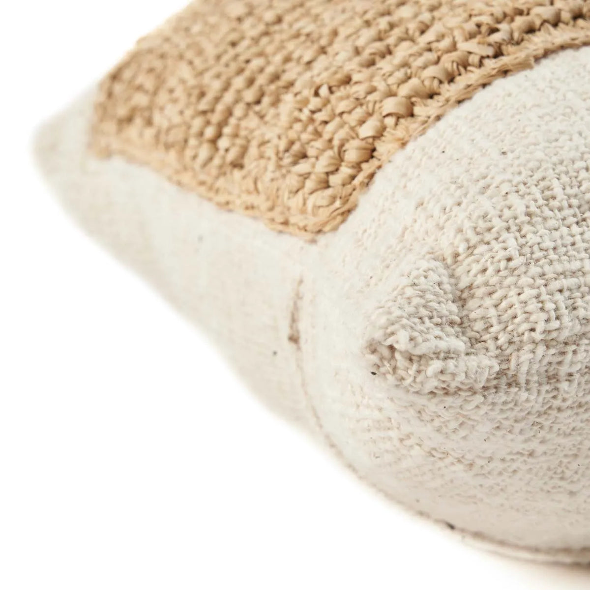 The raffia stamp cushion cover   flo & joe