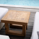 The Reclaimed Teak Side Table - Natural - Flo & Joe