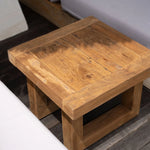The Reclaimed Teak Side Table - Natural - Flo & Joe