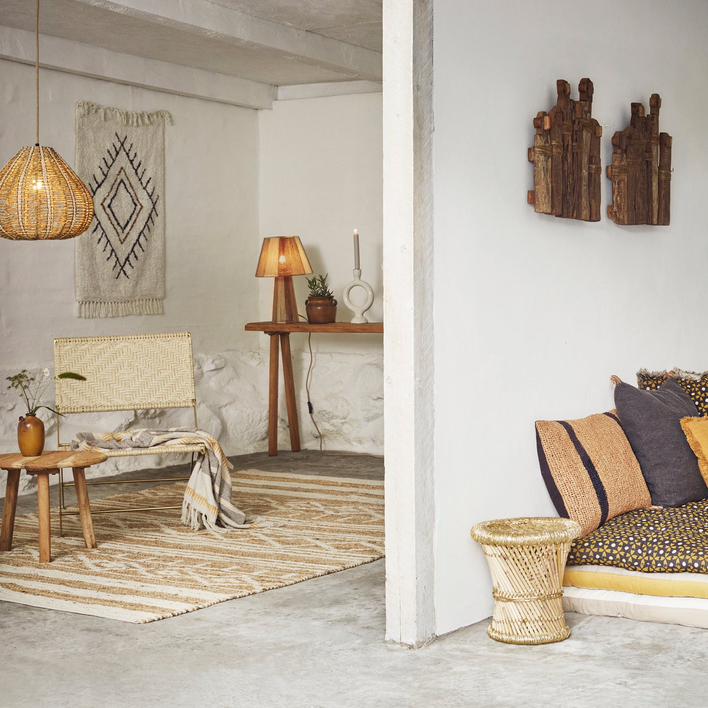 The Seagrass Drop Pendant Light - Flo & Joe