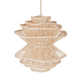 The Shiitake Natural Rattan Large Pendant Light - Flo & Joe