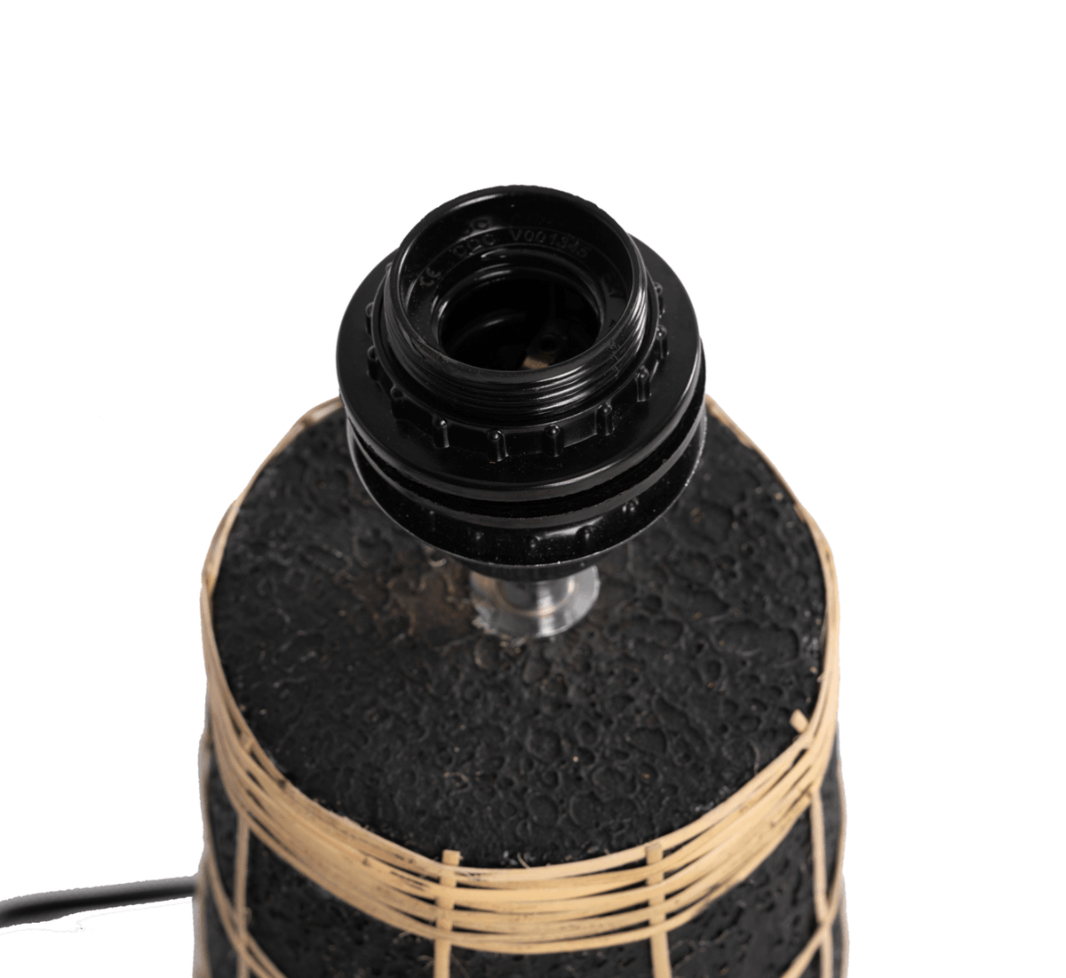 The skiathos table lamp   black   flo & joe