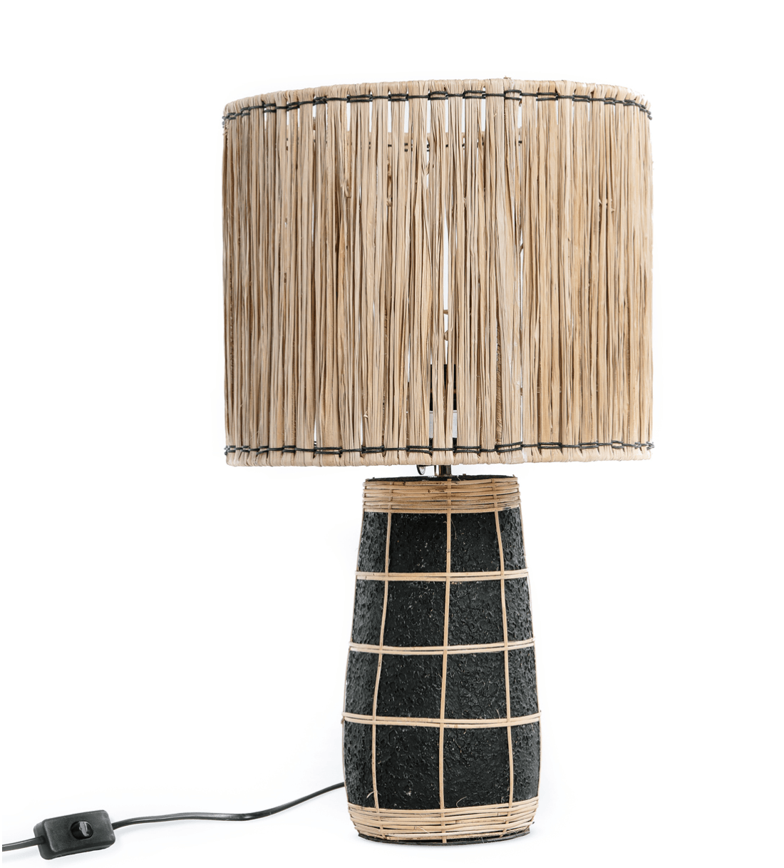 The skiathos table lamp   black   flo & joe