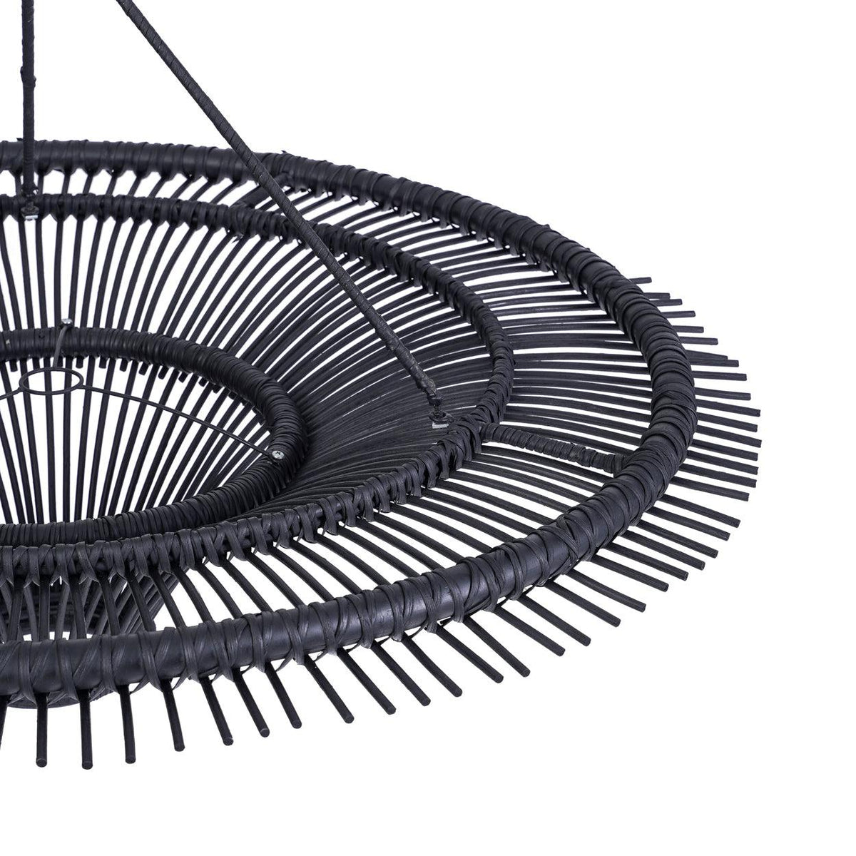The sky pendant   black   150cm   flo & joe