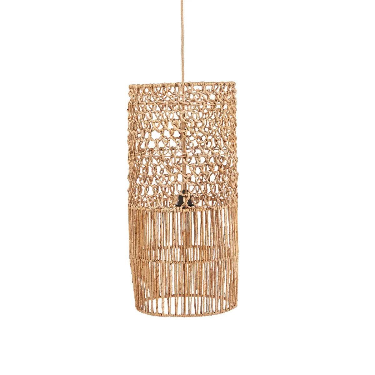 Flo Joe Large Natural Banana Leaf Rattan Pendant Light Takuhanki | Flo & Joe