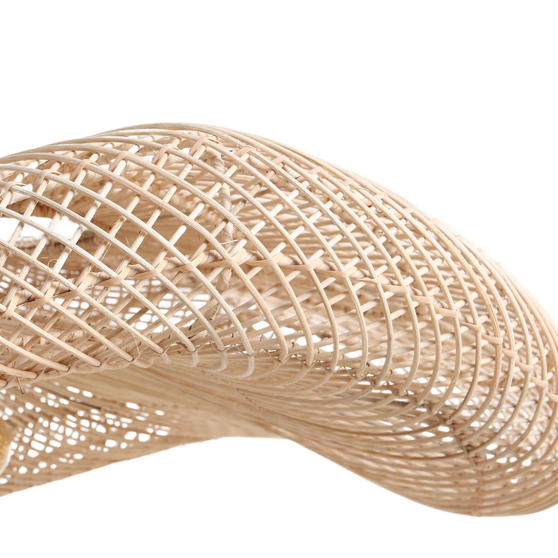 The Wave The Wave Rattan Pendant Shade - Natural - Extra Large - Flo & Joe - Natural - 116cm - Flo & Joe