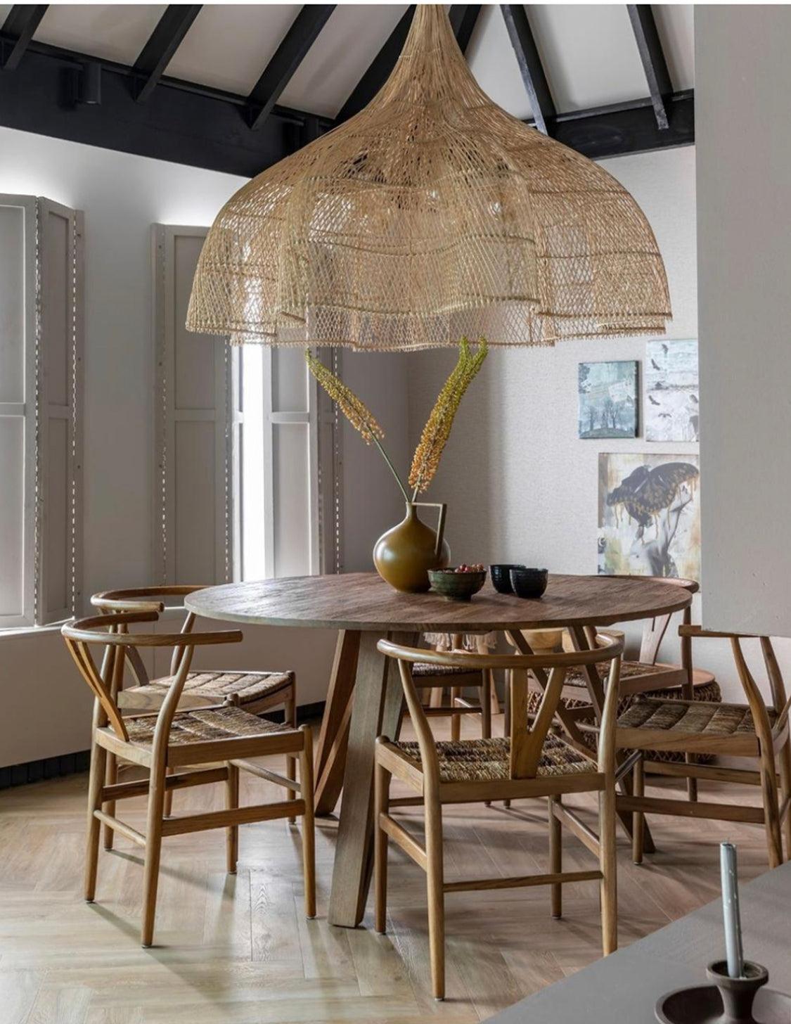 The whipped pendant   natural   150cm   flo & joe