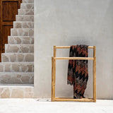 The s'il vous Plaid - Black Orange Throw