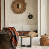 The s'il vous Plaid - Black Orange Throw