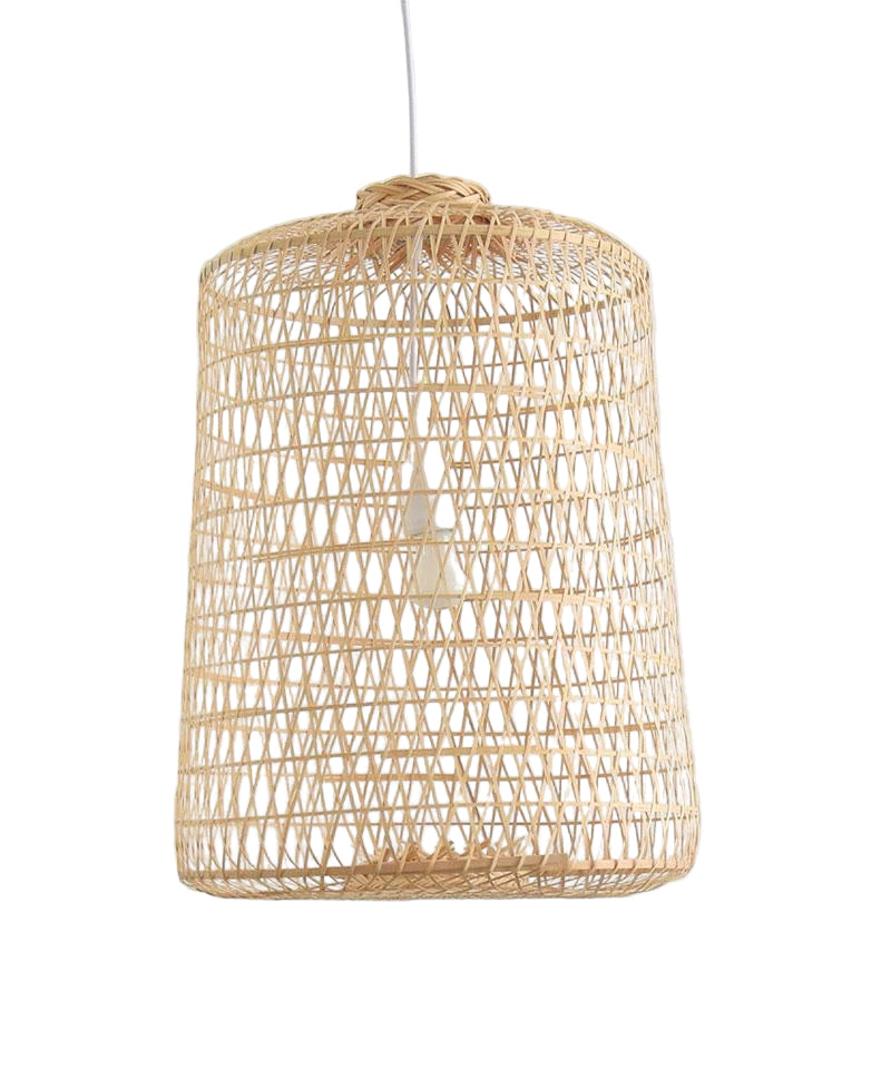 Bamboo basket shades   flo & joe