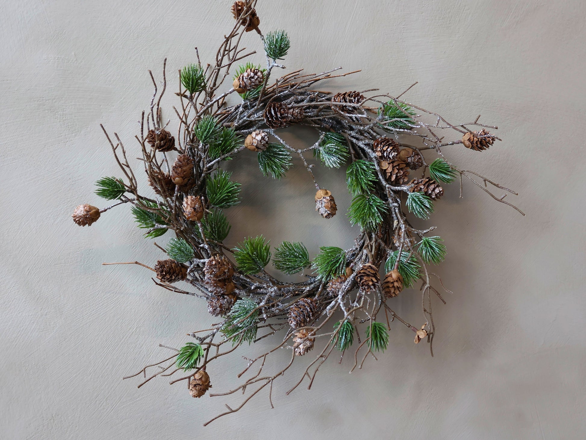 Cedar Wreath with Cones - Flo & Joe
