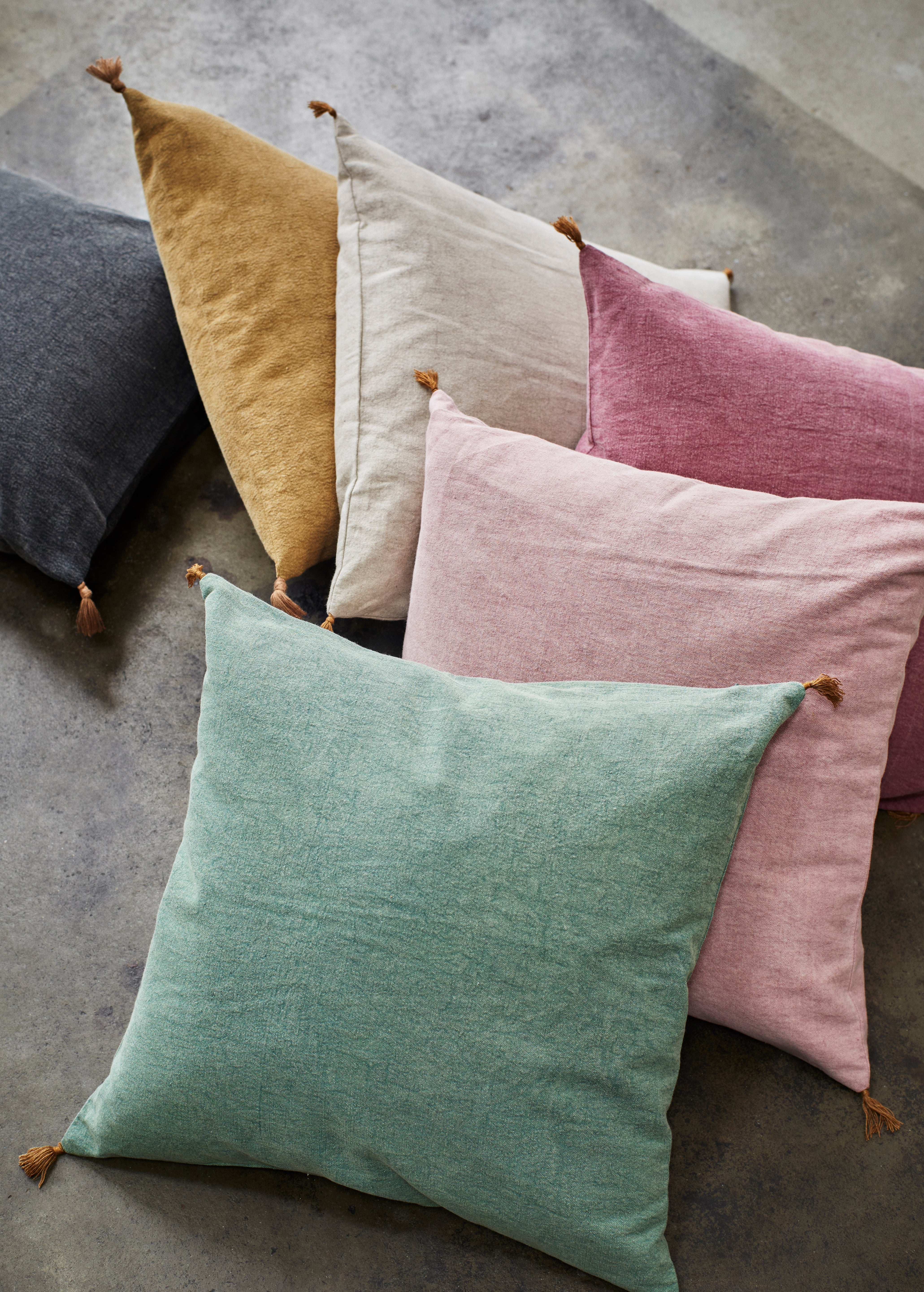 Dijon Tassel Cushion Cover - Flo & Joe