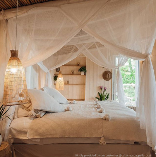 Fish Trap Bamboo Pendant Light - Bamboo