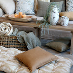 long roll up Cotton Mattress - Natural Fern - Flo & Joe