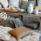 long roll up Cotton Mattress - Natural Fern - Flo & Joe