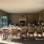 French Wicker Carver Chair - Flo & Joe