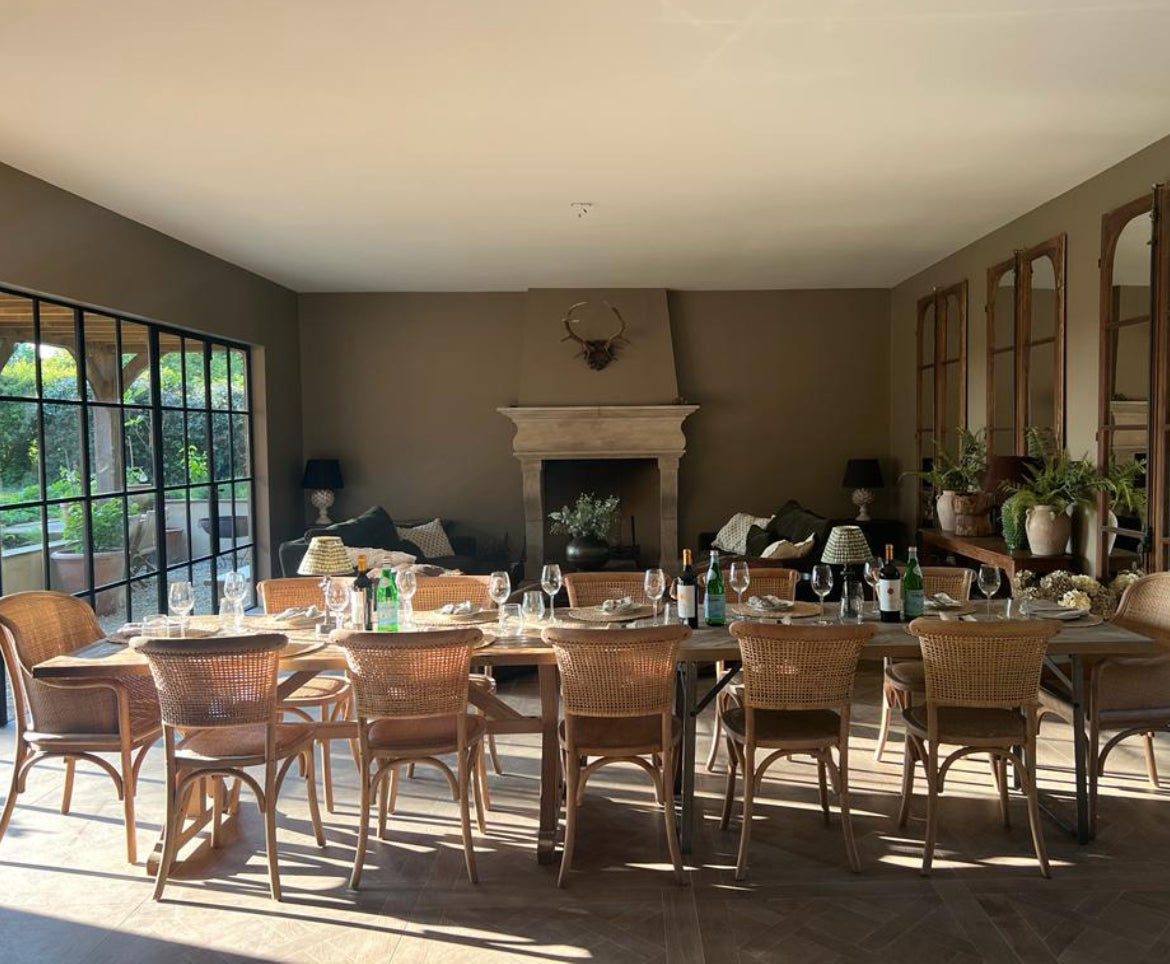 French Wicker Dining Chair - Flo & Joe