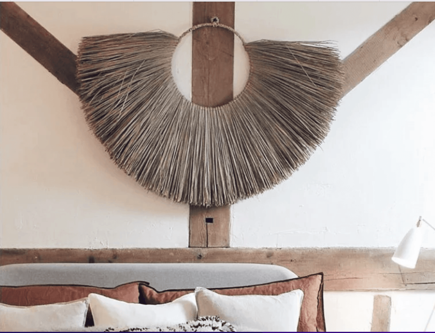 Handmade Natural Seagrass Wall Hanging - Medium - Flo & Joe