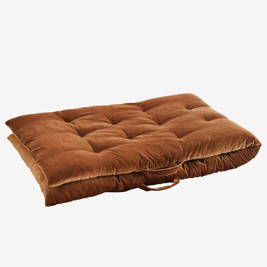Velvet  Mattress  - Burnt Orange