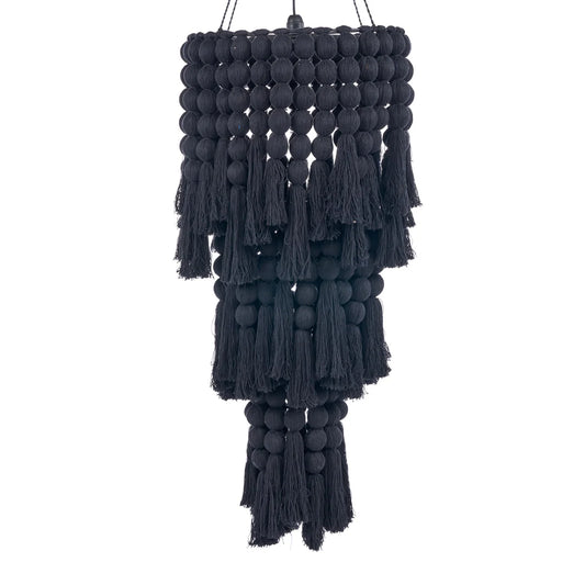 The Nomad Cotton Chandelier - Black - XL