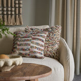 Cotton Jute and wood wall hanging in wadis sabi living room