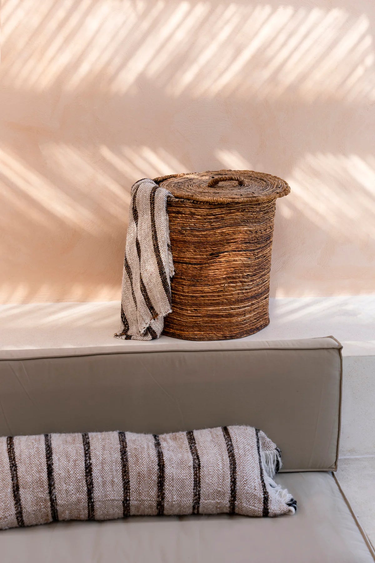 The s'il vous Plaid - Bohemian White Throw