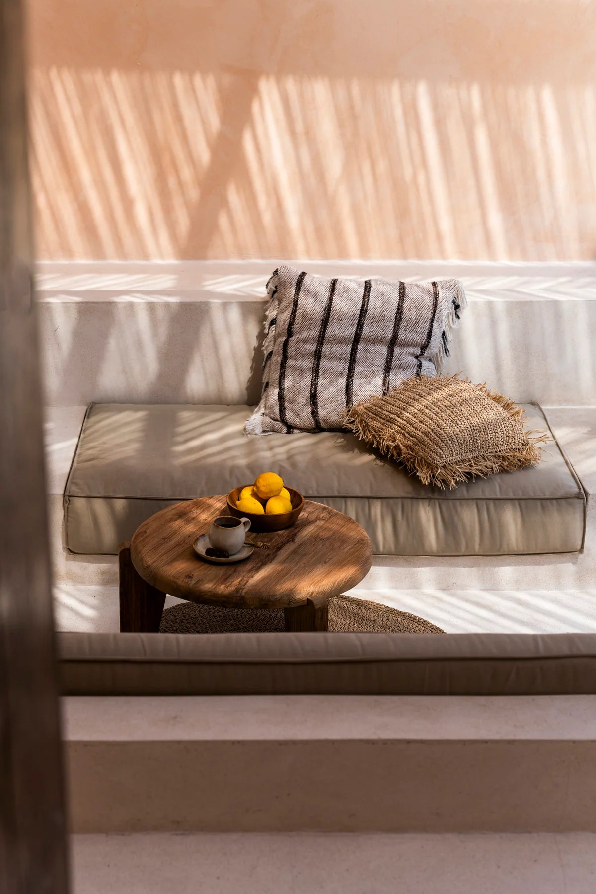 Oh My Gee Cushion Cover - Bohemian White 60 x 60cm