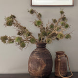Old Indian Wooden Vase - Flo & Joe