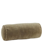 Olive Velvet Bolster Cushion - Flo & Joe