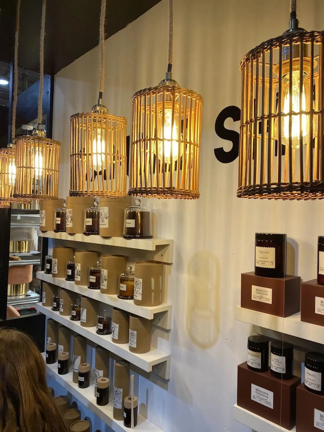 The Bird Cage Light Shade Small - Rattan - Flo & Joe -UK