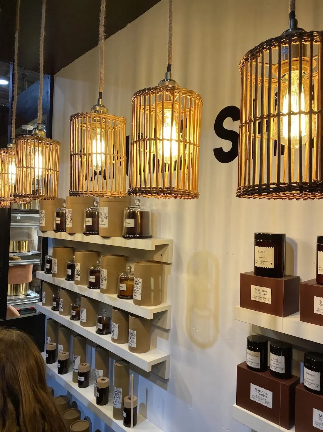 The Bird Cage Light Shade Small - Rattan - Flo & Joe -UK