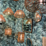 The Bird Cage Light Shade Small - Rattan - Flo & Joe -UK
