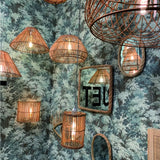 The Bird Cage Light Shade Small - Rattan - Flo & Joe -UK