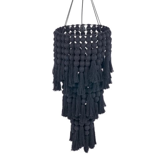 The Nomad Cotton Chandelier - Black - XL