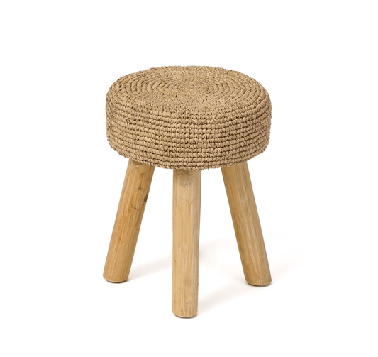 The Raffia Stool - Flo & Joe