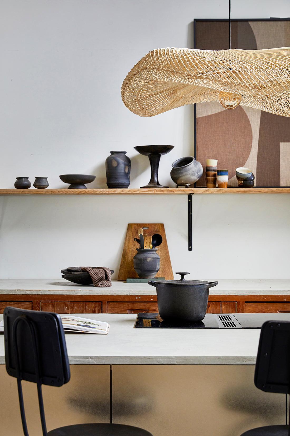 The Wave Pendant - Natural - 71cm - Flo & Joe