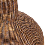 Woven wicker rattan long Pendant light  - Flo & Joe
