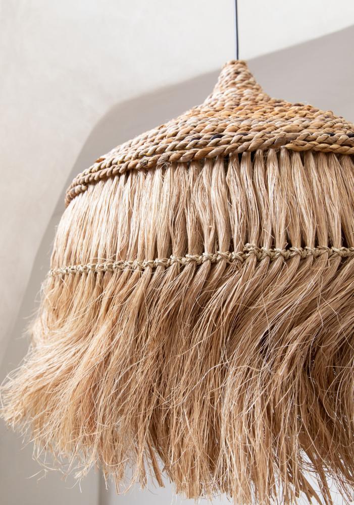 Abaca Grass Ceiling Hoola Pendant Light - Flo & Joe