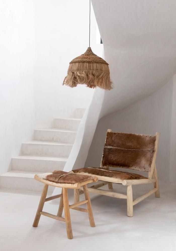 Abaca Grass Ceiling Hoola Pendant Light - Flo & Joe