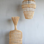 Dumpling Pendant / Floor Light - Natural - 50cm - Flo & Joe