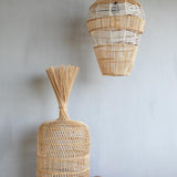 Dumpling Pendant / Floor Light - Natural - 50cm - Flo & Joe