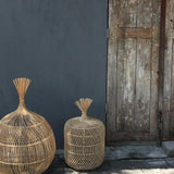 Dumpling Pendant / Floor Light - Natural - 65cm - Flo & Joe