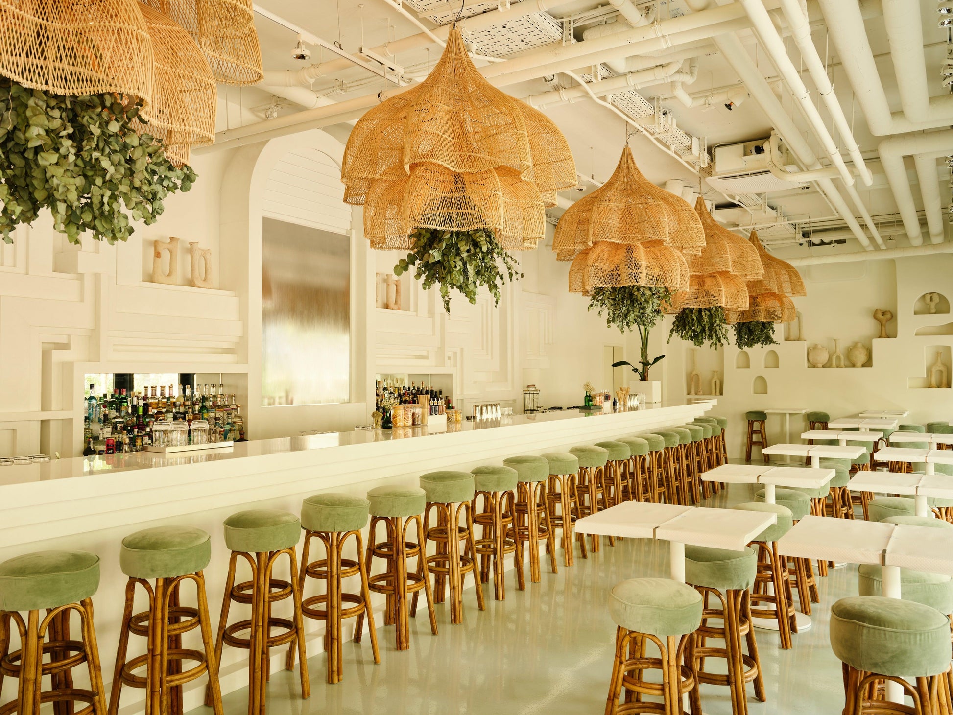 The Whipped Pendant - Natural - Rattan - Extra Large- Chandelier - 110cm - Flo & Joe UK Store