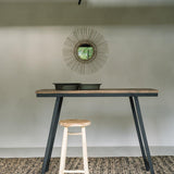 Herringbone High Table - Natural - Flo & Joe