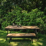 Herringbone Foldable Bench - Natural 150cm - Flo & Joe