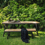 Herringbone Foldable Bench - Natural 150cm - Flo & Joe