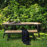 Herringbone Foldable Bench - Natural 150cm - Flo & Joe
